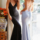 Jovani 05960 Jersey Tie Back Mermaid Dress - Special Occasion
