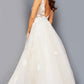Jovani 06286 Floral Illusion Bodice Long Ballgown - Special Occasion/Curves