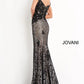 Jovani 06437 Off The Shoulder Lace Prom Dress - Special Occasion