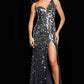 Jovani 06561 Embellished One Shoulder Dress - Special Occasion