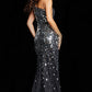 Jovani 06561 Embellished One Shoulder Dress - Special Occasion