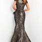 Jovani 06707 Cap Sleeve Sweetheart Mermaid Dress - Special Occasion/Curves