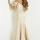 Jovani 07154 Off The Shoulder Sweetheart Neckline Dress - Special Occasion/Curves