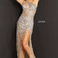 Jovani 07185 Fully Embellished One Shoulder Dress - Special Occasion