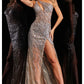 Jovani 07185 Fully Embellished One Shoulder Dress - Special Occasion