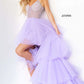 Jovani 07231 High Low Tulle Beaded Bodice Dress - Special Occasion