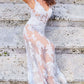 Jovani 07368 Embellished V-Neckline Sheer Prom Dress - Special Occasion