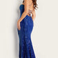 Jovani 07913 Embellished Sequin High Slit Gown - Special Occasion