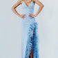 Jovani 08283 V-Neckline Embellished Dress - Special Occasion/Curves