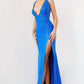 Jovani 08336 Plunging Neck Sequin Sheath Dress - Special Occasion