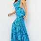 Jovani 08646 Embellished V-Neckline Mermaid Gown - Special Occasion/Curves