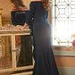 Jovani 09623  Off the Shoulder Three Quarter Sleeve Fitted Dress - Special Occasion/Curves