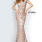 Jovani 1122 Off The Shoulder Sequin Lace Mermaid Dress -Special Occasion/Curves