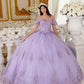Floral Off The Shoulder Quinceanera Ball Gown By Ladivine 15701
