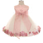 Baby Girl Dusty Rose Satin Flower Petal Party Dress- AS195B Kids Dream