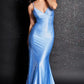 Jovani 220110 Embellished V-Neckline Mermaid Gown - Special Occasion/Curves