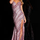 Jovani 22364 V-Neckline Beaded Dress - Special Occasions