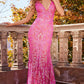 Jovani 22811 Sequin Embellished V-Neck Sheath Dress - Special Occasion/Curves