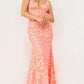 Jovani 22811 Sequin Embellished V-Neck Sheath Dress - Special Occasion/Curves