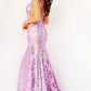 Jovani 23079 Fitted V-Neckline Sequin Gown - Special Occasions/Curves