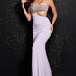 Jovani 23128 Jersey One Shoulder Beaded Bust Dress - Special Occasion