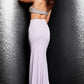 Jovani 23128 Jersey One Shoulder Beaded Bust Dress - Special Occasion