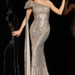Jovani 23355 Embellished One Shoulder Formal Gown - Special Occasion/Curves