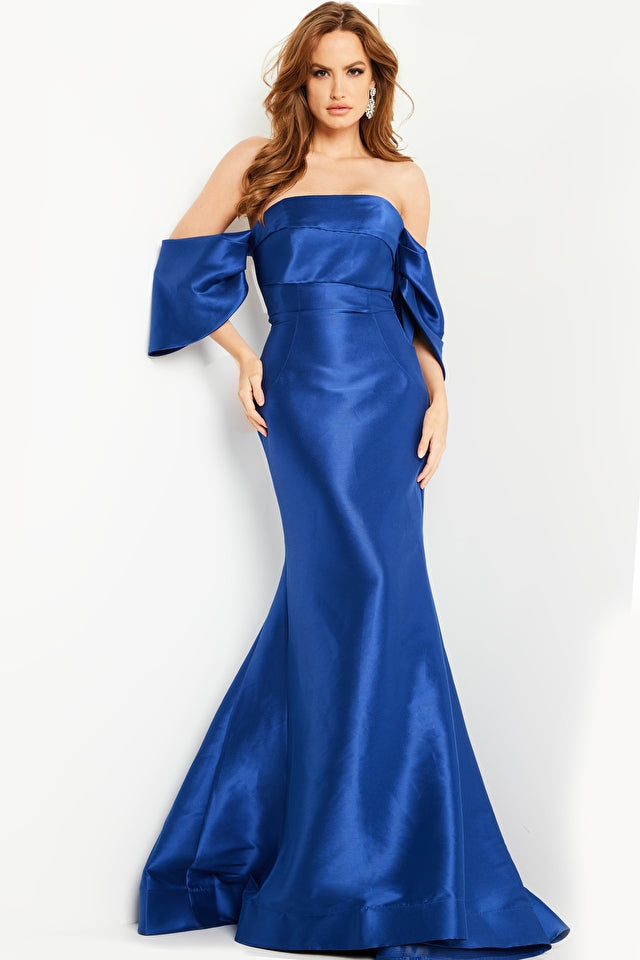 Jovani 23398 Off The Shoulder Mermaid Dress - Special Occasion/Curves