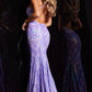 Jovani 23852 One Shoulder Sequin Mermaid Gown - Special Occasion