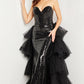 Jovani 24554 Sequin Sweetheart Neckline Strapless Gown - Special Occasion/Curves