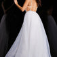 Jovani 25990 Embellished V-Neckline High Slit Gown - Special Occasion