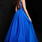 Jovani 26058 Beaded Layered Tulle V-Neckline Dress - Special Occasion