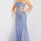 Jovani 26112 One Shoulder Glitter Mermaid Dress - Special Occasion