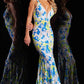 Jovani 26130 Plunging Neck Sheath Dress - Special Occasion/Curves