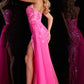 Jovani 26134 Sequin Embellished Strapless Dress - Special Occasion/Curves