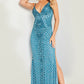 Jovani 36643 Beaded V-Neckline Dress - Special Occasion