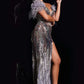 Jovani 38679 Off The Shoulder Feather Dress - Special Occasion/Curves