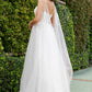 Lace Corset Spaghetti Bridal Dress by Cinderella Couture USA AS4217