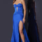 Jovani 43419 Strapless Sweetheart Neckline Leg Slit Gown - Special Occasion/Curves