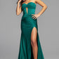 Jovani 43419 Strapless Sweetheart Neckline Leg Slit Gown - Special Occasion/Curves