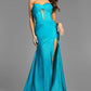 Jovani 43419 Strapless Sweetheart Neckline Leg Slit Gown - Special Occasion/Curves