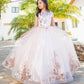 Cinderella Couture USA AS5118 Glitter Tulle Mini Quince Gown