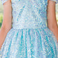 Sequin Off Shoulder Girl Party Dress by Cinderella Couture USA AS5122
