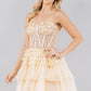 Sweetheart Neckline Tulle Short Party Dress by Cinderella Couture USA AS5133J