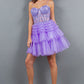 Sweetheart Neckline Tulle Short Party Dress by Cinderella Couture USA AS5133J