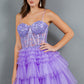 Sweetheart Neckline Tulle Short Party Dress by Cinderella Couture USA AS5133J