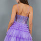 Sweetheart Neckline Tulle Short Party Dress by Cinderella Couture USA AS5133J