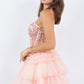 Sweetheart Neckline Tulle Short Party Dress by Cinderella Couture USA AS5133J