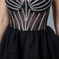 Stoned Strap Short Party Dress by Cinderella Couture USA AS5138J