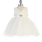 Baby Girl Glitter V Neck Tulle Dress by TIPTOP KIDS - AS5698S